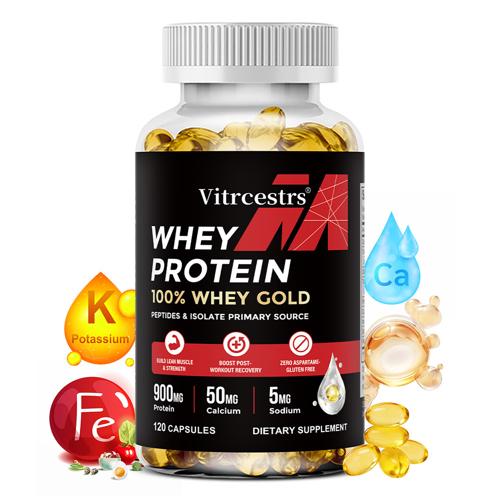 Nutrition And Fitness - Whey Protein Concentrate Capsules - 900mg