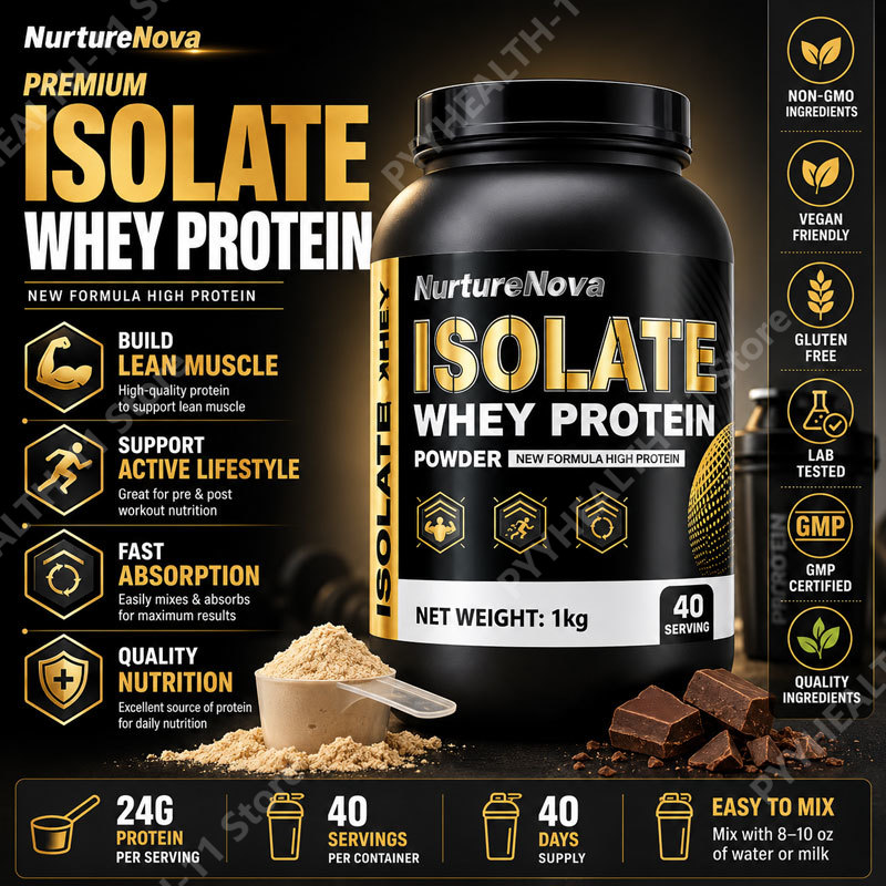 Fitness Nutrition Diet - Whey Protein Isolate Powder Low Fat