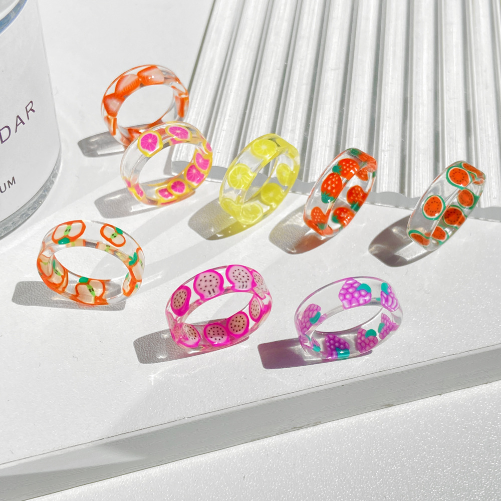 Fruit Resin Ring  Jewelry Anne - Nutrition And Fitness review and price