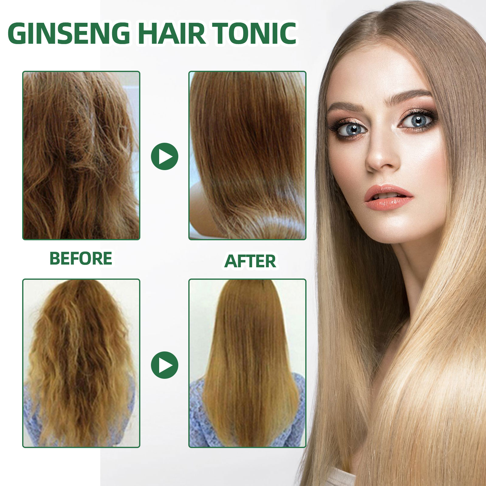 Natural Herbal Ginseng Hair Ca - Nutrition And Fitness review and price